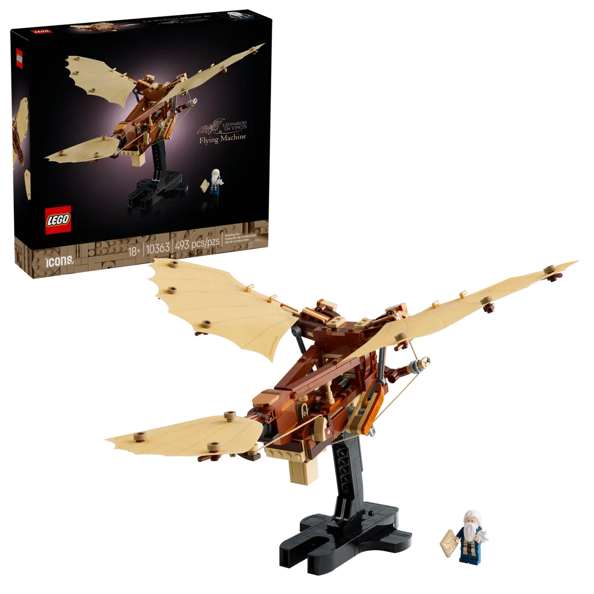 LEGO ICONS 10363 LEONARDO DA VINCI'S FLYING MACHINE