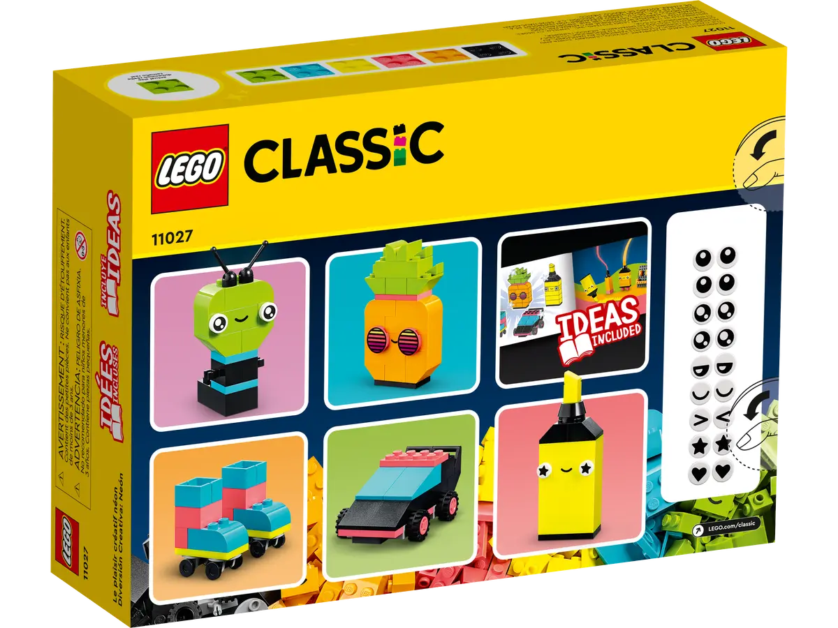 LEGO CLASSIC 11027 CREATIVE NEON FUN