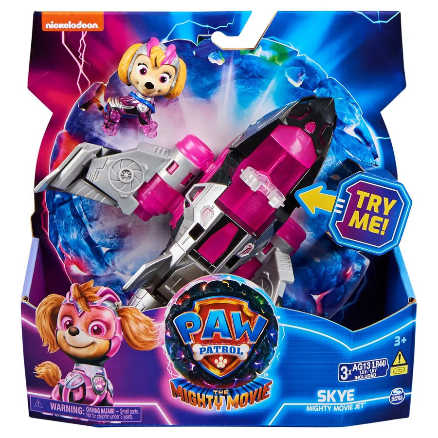 PAW PATROL - THE MIGHTY MOVIE - SKYE - MIGHTY MOVIE JET