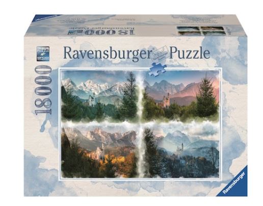 RAVENSBURGER NEUSCHWANSTEIN CASTLE 18000PC PUZZLE