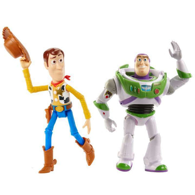 DISNEY PIXAR - BUZZ AND WOODY 7 INCH 2 PACK - PIZZA PLANET ADVENTURE PACK