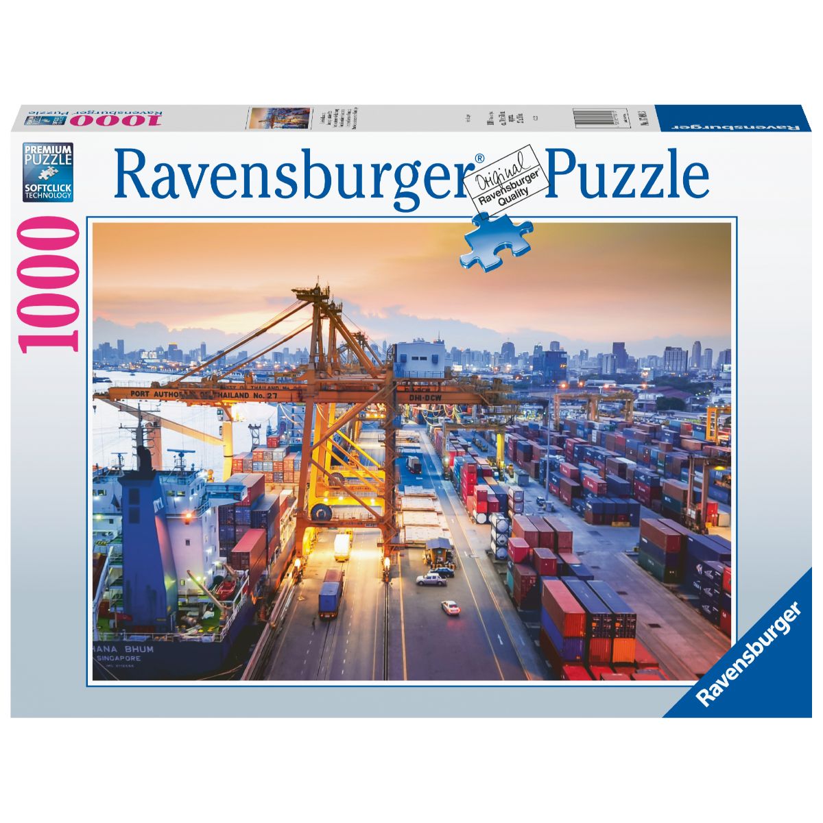 RAVENSBURGER 170913 - HAMBURG CONTAINER PORT 1000 PIECE PUZZLE