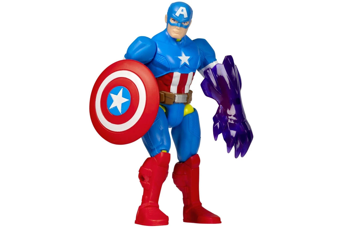 MARVEL SPIDERMAN MIXMASHERS BASIC FIGURE - CAPTAIN AMERICA