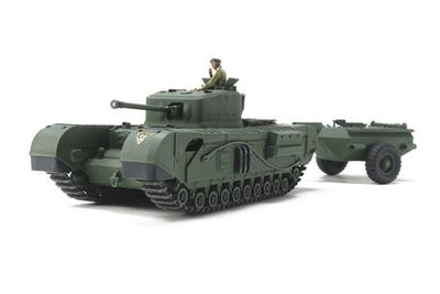 TAMIYA 1/48 BRITISH TANK CHURCHILL MK.VI CROCODILE