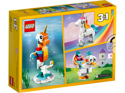 LEGO CREATOR 31140 MAGICAL UNICORN 3 IN 1