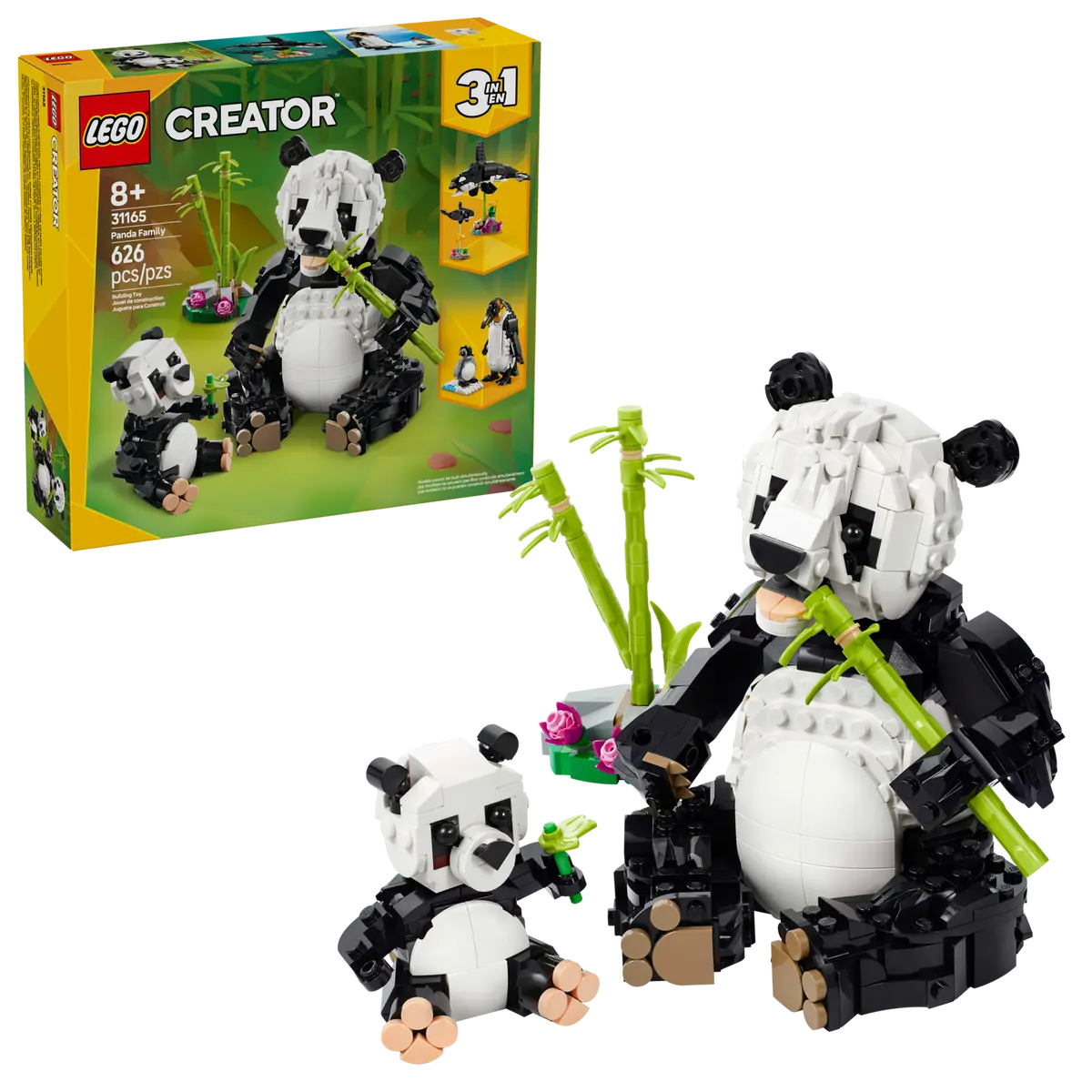 LEGO CREATOR 31165 WILD ANIMALS PANDA FAMILY