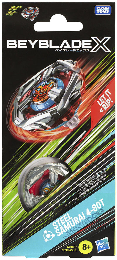 BEYBLADE X BOOSTER SINGLE TOP - STEEL SAMURAI 480T