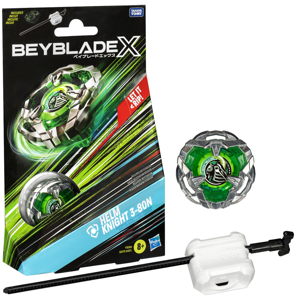 BEYBLADE X STARTER PACK HELM KNIGHT 3-80N