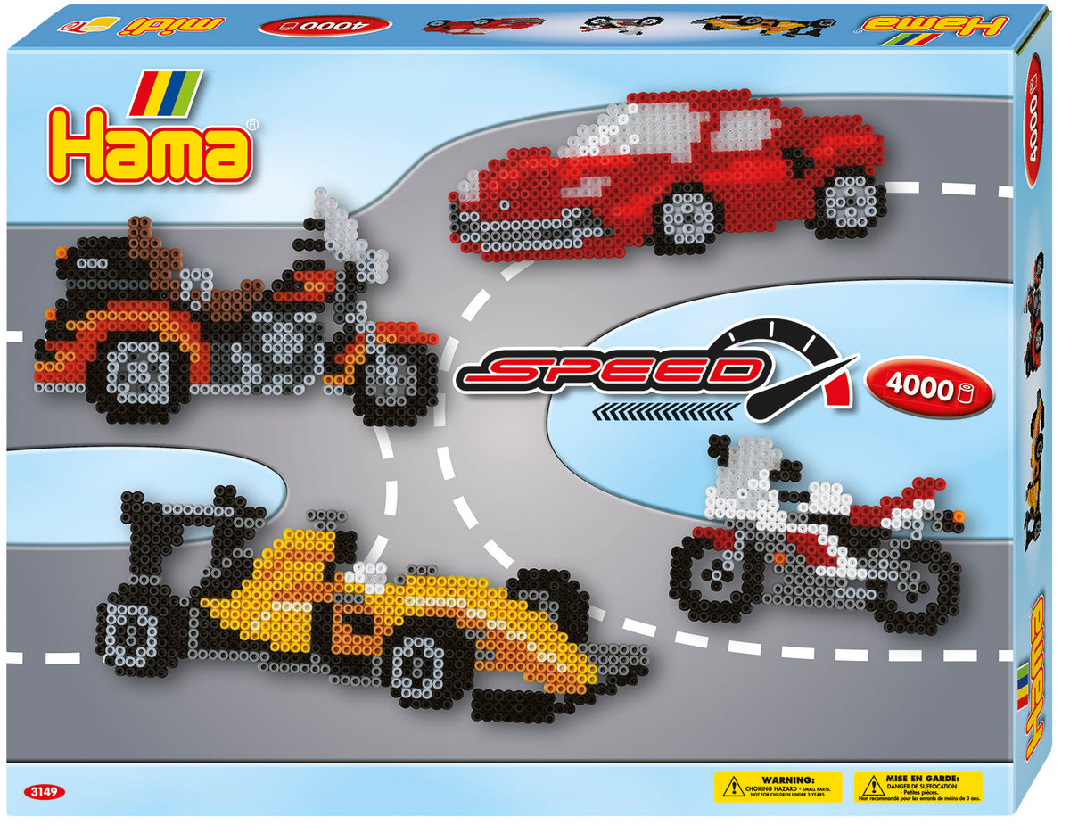 HAMA LARGE BOX - SPEED CARS