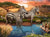 RAVENSBURGER 17376 1 ZEBRAS AT WATERHOLE 500 PIECE PUZZLE