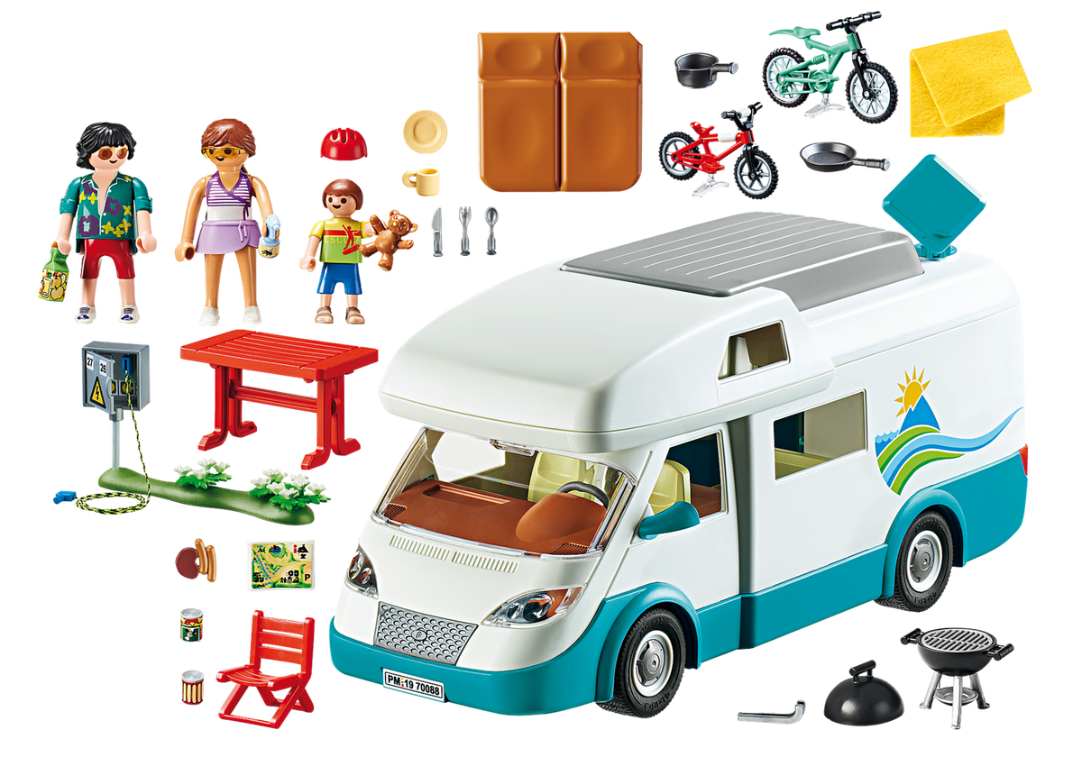 PLAYMOBIL 70088 FAMILY FUN -  FAMILY CAMPER