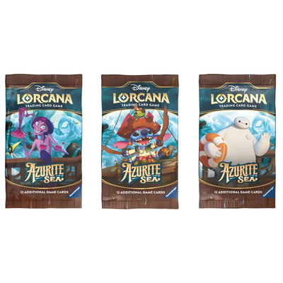 DISNEY LORCANA TCG AZURITE SEA BOOSTER PACK BOX 24 PACK