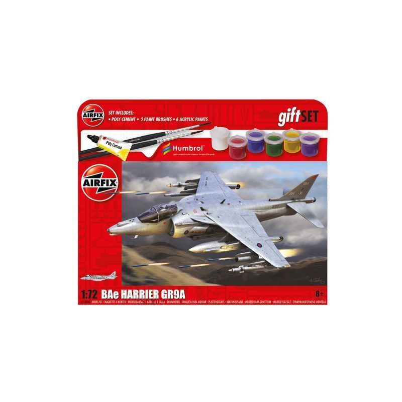 AIRFIX 1:72 BAE HARRIER GR9A STARTER KIT