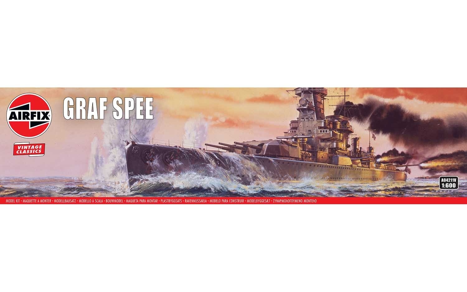 AIRFIX  1:600 ADMIRAL GRAF SPEE