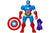 MARVEL SPIDERMAN MIXMASHERS BASIC FIGURE - CAPTAIN AMERICA