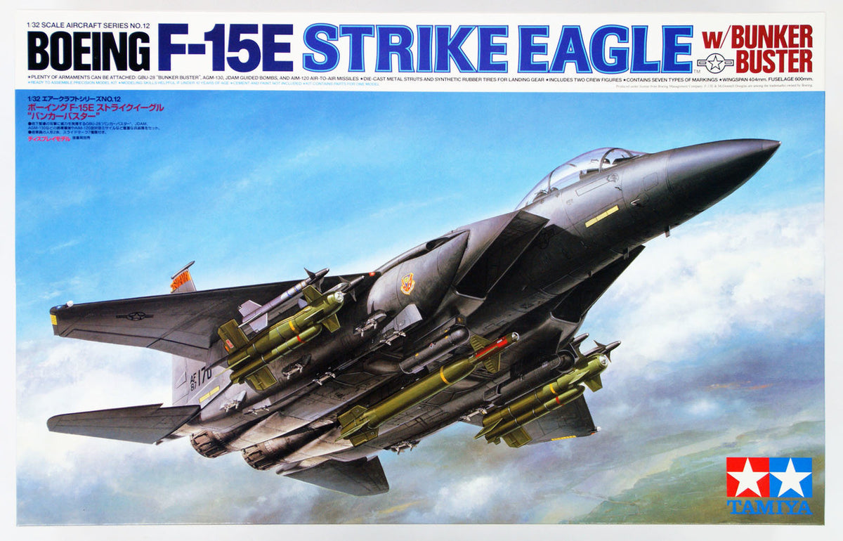 TAMIYA 1/32 F-15E STRIKE EAGLE W/BUNKER BUSTER