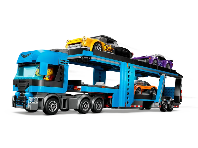 LEGO 60408 - CAR TRANSPORTER TRUCK WITH SPORTS CARS