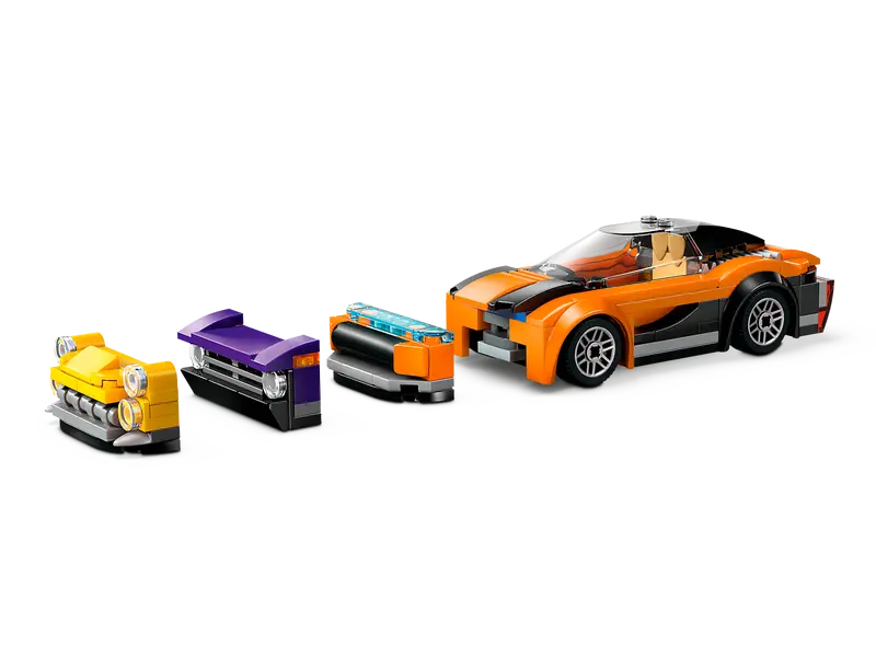 LEGO 60408 - CAR TRANSPORTER TRUCK WITH SPORTS CARS