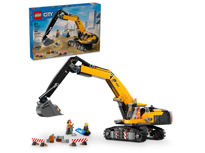 LEGO 60420 - YELLOW CONSTRUCTION EXCAVATOR