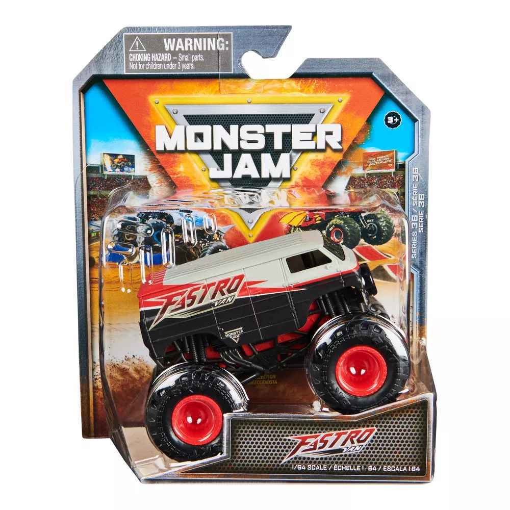 MONSTER JAM 1:64 DIE CAST SINGLE PACK - FASTRO VAN