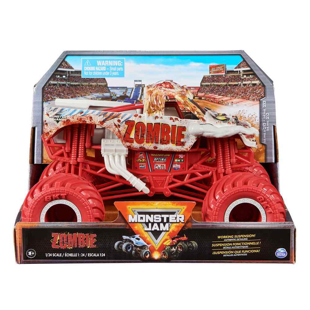 MONSTER JAM - 1:24 DIECAST TRUCK - ZOMBIE