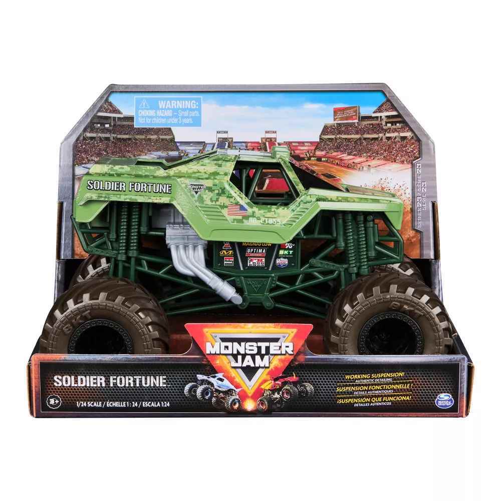 MONSTER JAM 1:24 DIE CAST TRUCK -SOILDER FORTUNE