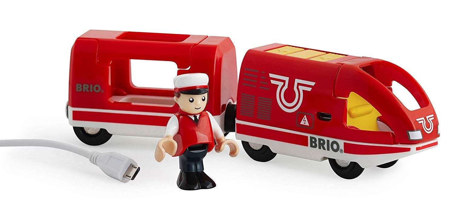 BRIO TRAIN - TRAVEL RECHARGEABLE TRAIN - 4 PIECES