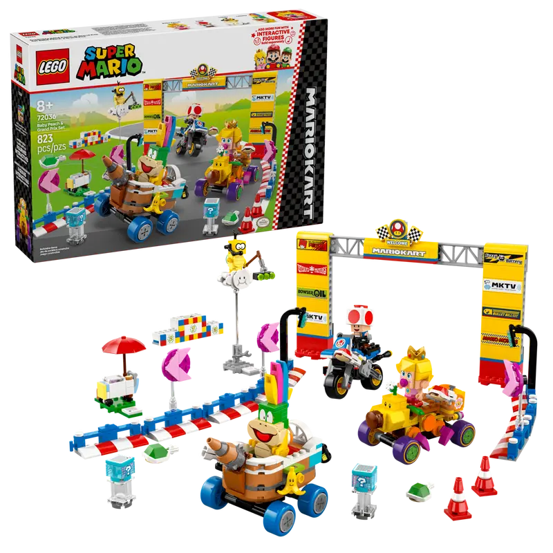 LEGO 72036 SUPER MARIO MARIO KART – BABY PEACH & GRAND PRIX SET