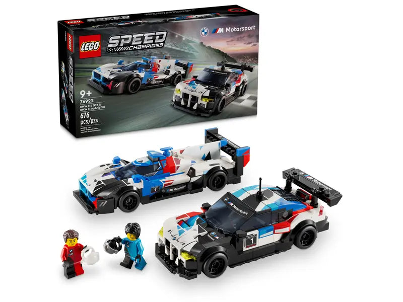 LEGO 76922 SPEED CHAMPIONS - BMW M4 GT3 & BMW M HYBRID V8 RACE CARS