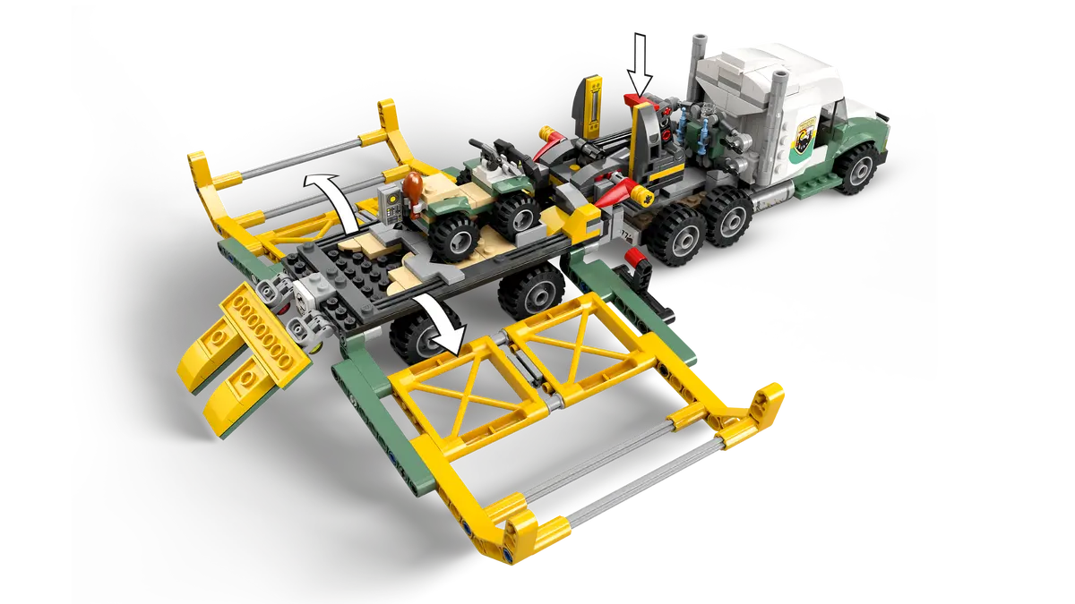 LEGO 76966 - DINOSAUR MISSIONS-ALLOSAURUS TRANSPORT TRUCK
