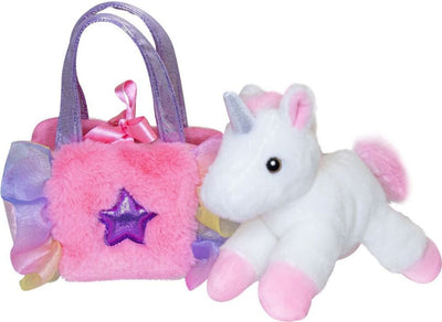 FANCY PALS UNICORN PINK FRILL BAG WITH STAR