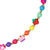 PINK POPPY-RAINBOW SMILEY FACE AND FRUIT NECKLACE & BRACELET SET