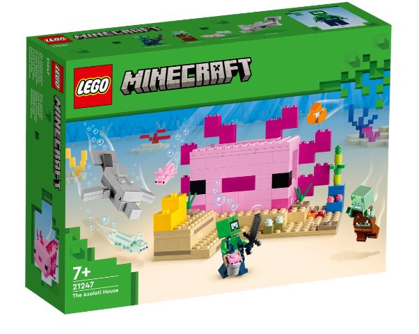 LEGO MINECRAFT 21247 THE AXOLOTL HOUSE