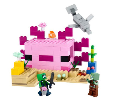 LEGO MINECRAFT 21247 THE AXOLOTL HOUSE