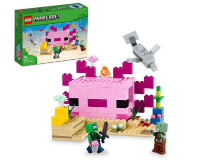 LEGO MINECRAFT 21247 THE AXOLOTL HOUSE