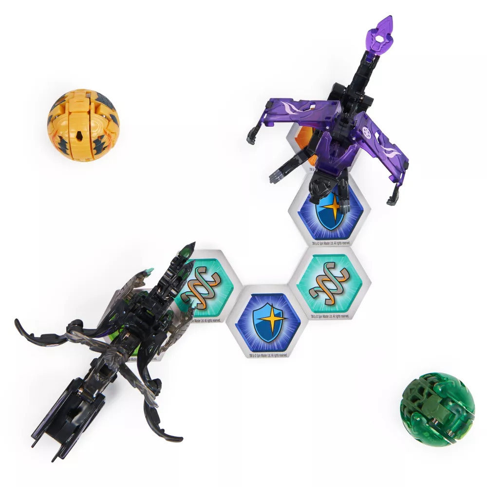 BAKUGAN LEGENDS COLLECTION - MAXODON, HYENIX, HANOJ, NILLIOUS