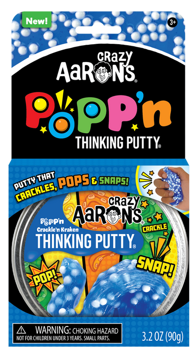 CRAZY AARON'S THINKING PUTTY CRACKLE'M KRAKEN - POPP'N