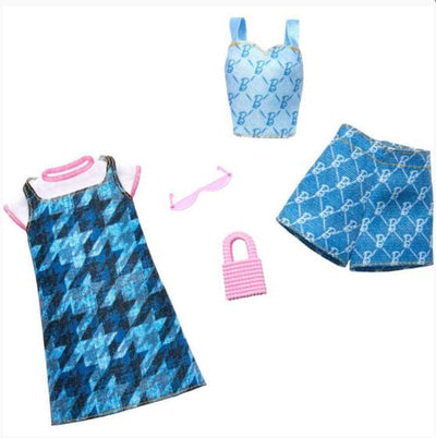 BARBIE FASHION 2 PACK - DENIM DRESS