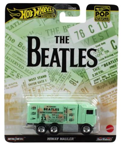 HOT WHEEL POP CULTURE - THE BEATLES HIWAY HAULER GREEN