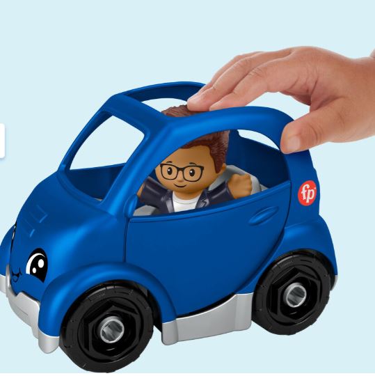 FISHER PRICE - LITTLE PEOPLE SMALL VEHICLE - BLUE CAR