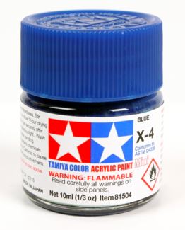 TAMIYA ACRYLIC MINI X-4 BLUE