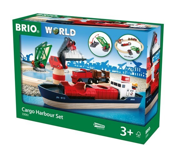 BRIO SET - CARGO HARBOUR SET - 16 PIECES