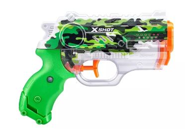 ZURU X SHOT-FAST FILL WATER GUN-NANO-GREEN CAMOUFLAGE