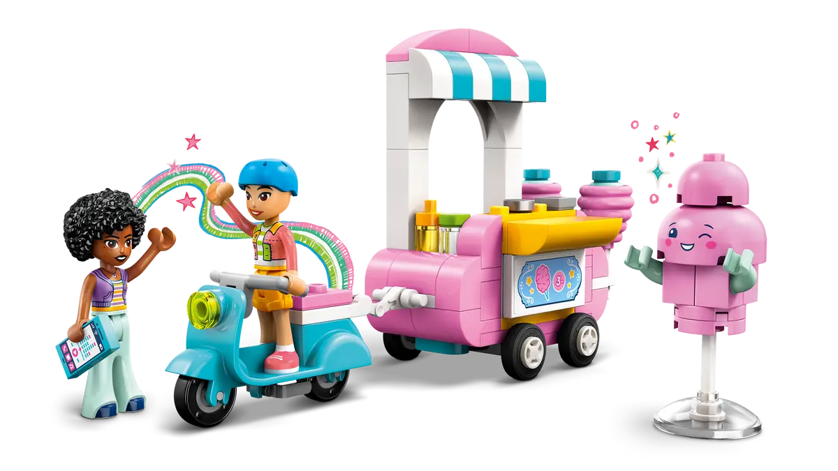 LEGO FRIENDS 42643 COTTON CANDY STAND AND SCOOTER