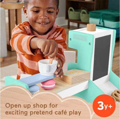 FISHER PRICE - WOODEN COFFEE SHOP SET