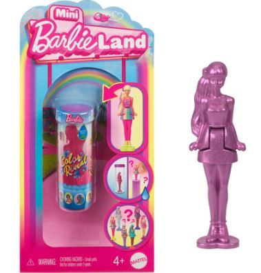 MINI BARBIE LAND - BARBIE COLOUR REVEAL DOLL