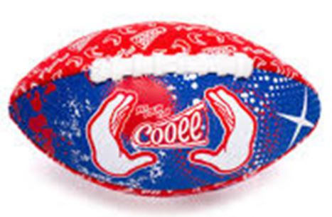 COOEE WATERPROOF FOOTBALL RED 11 INCH