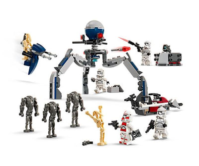 LEGO 75372 - STAR WARS - CLONE TROOPER AND BATTLE DROID - BATTLE PACK