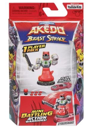 AKEDO BEAST STRIKE MINI BATTLING ACTION WARRIORS - CYBERSNAKE