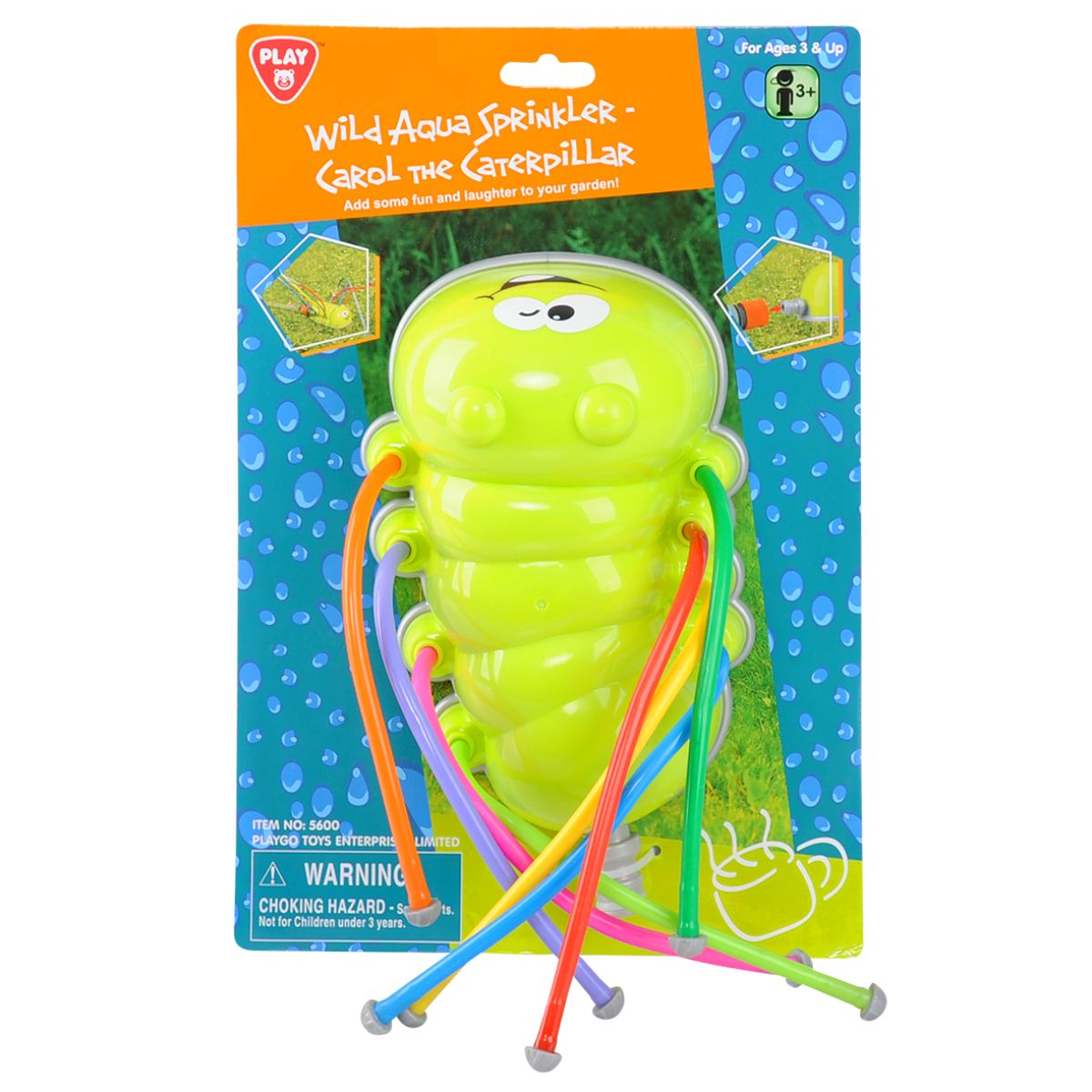 PLAYGO CAROL THE CATERPILLAR SPRINKLER